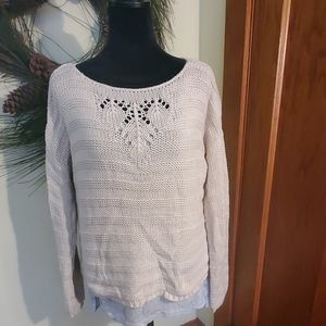 Knit sweater large
